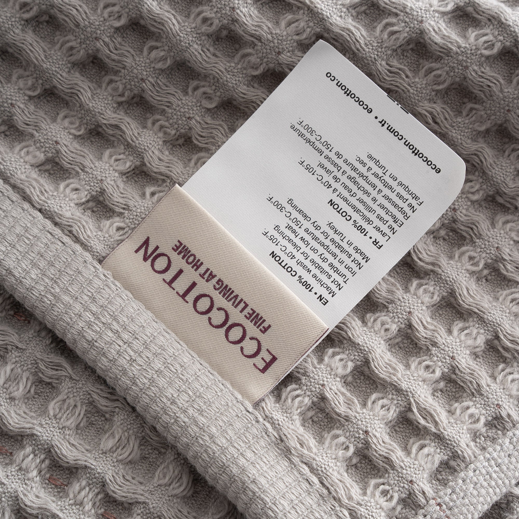 Maysa Microcotton 3 lü Havlu Seti Pamuk Gri