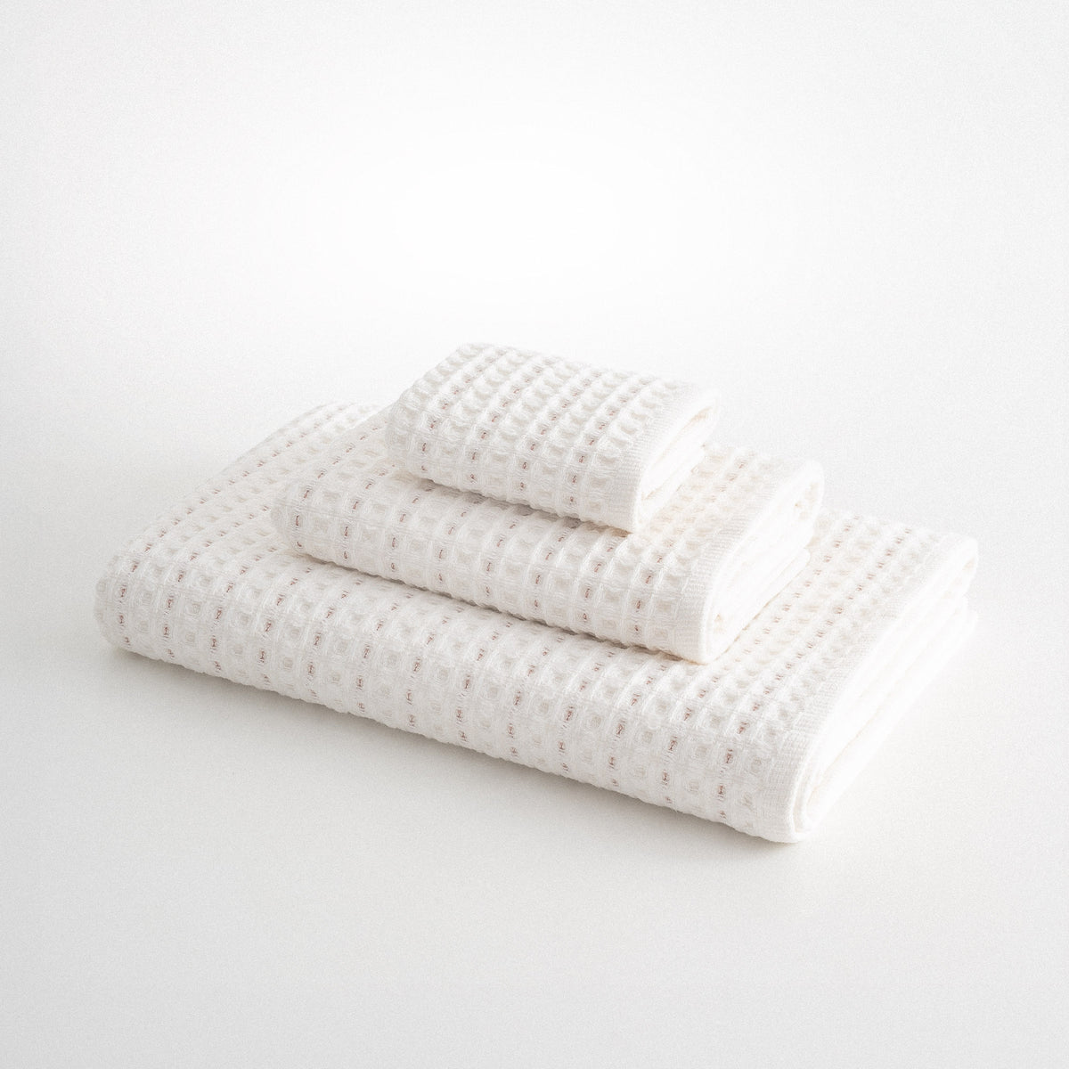 Maysa Microcotton 3 lü Havlu Seti Pamuk Krem/Pudra
