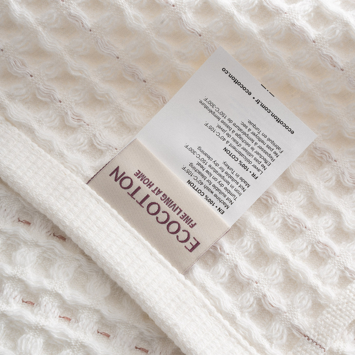 Maysa Microcotton 3 lü Havlu Seti Pamuk Krem/Pudra