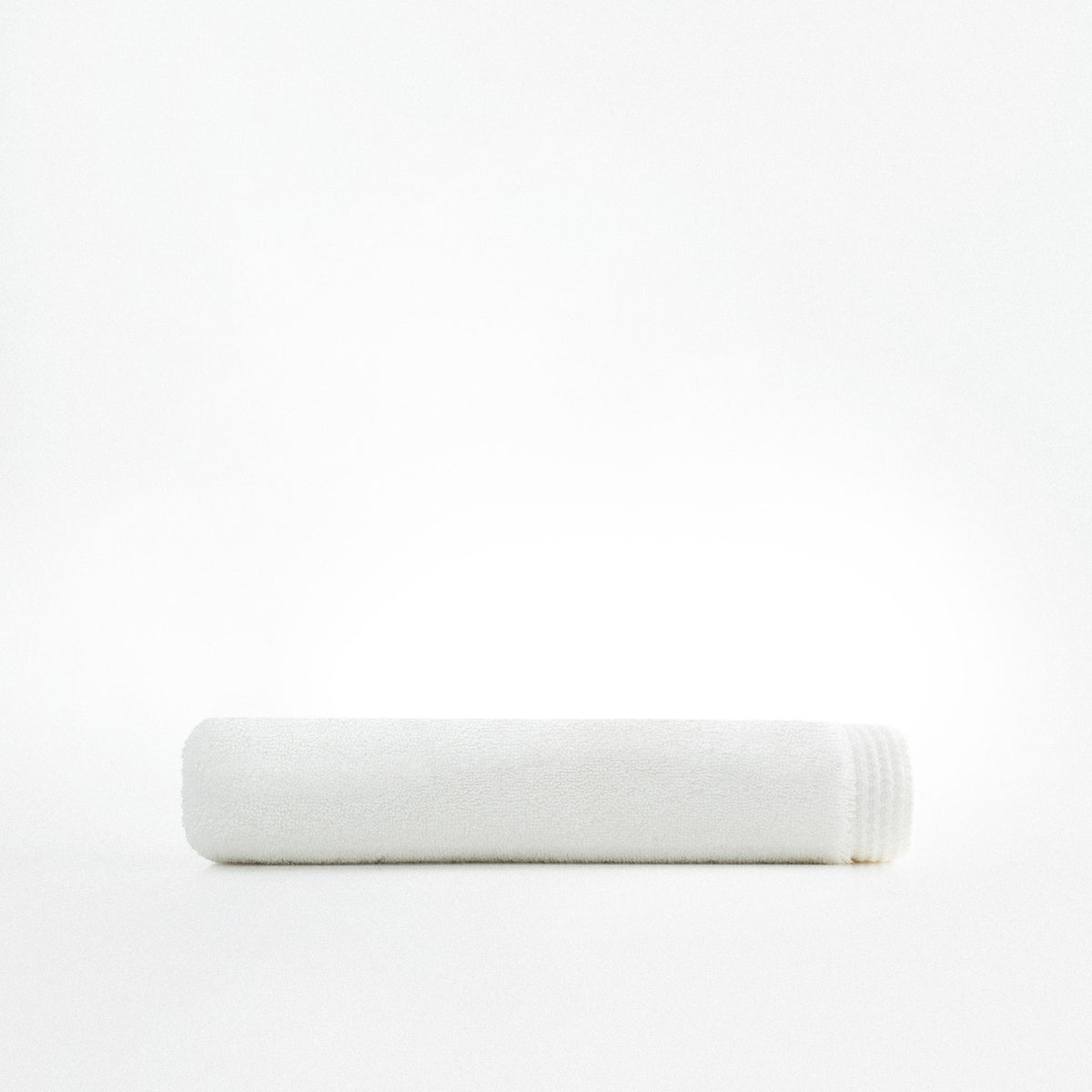 Pure Cotton Yüz Havlusu Organik Pamuk Kelebek Bordürlü Krem