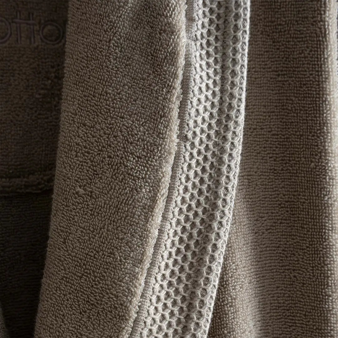 Pure Cotton Erkek Bornoz Organik Pamuk Bej
