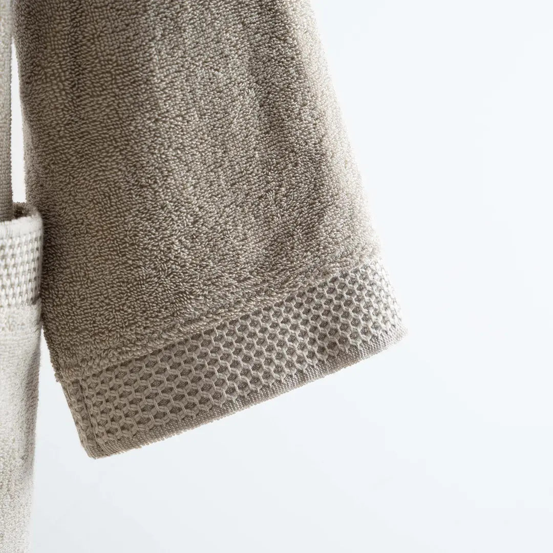 Pure Cotton Erkek Bornoz Organik Pamuk Bej