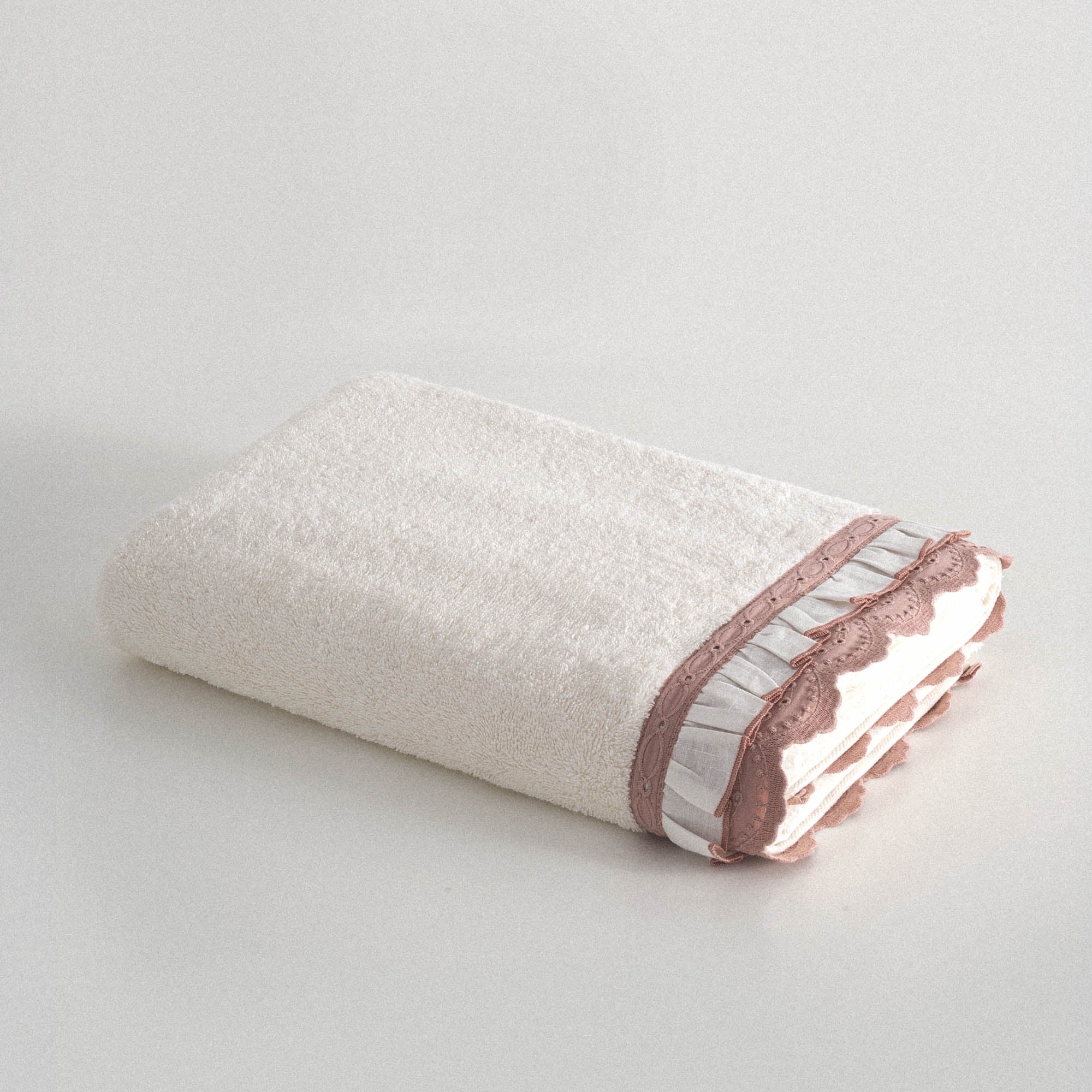 Alessa Banyo Havlusu Organik Pamuk Pudra