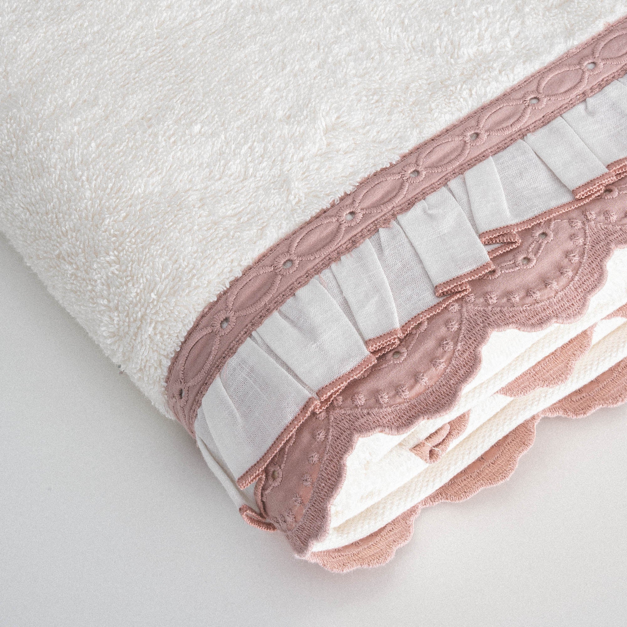 Alessa Banyo Havlusu Organik Pamuk Pudra