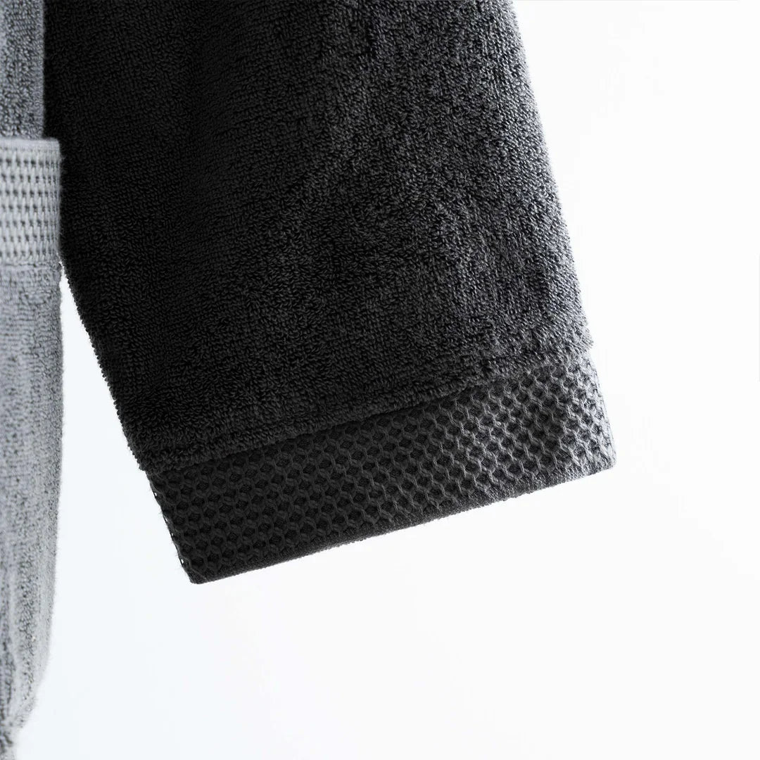 Pure Cotton Erkek Bornoz Organik Pamuk Antrasit